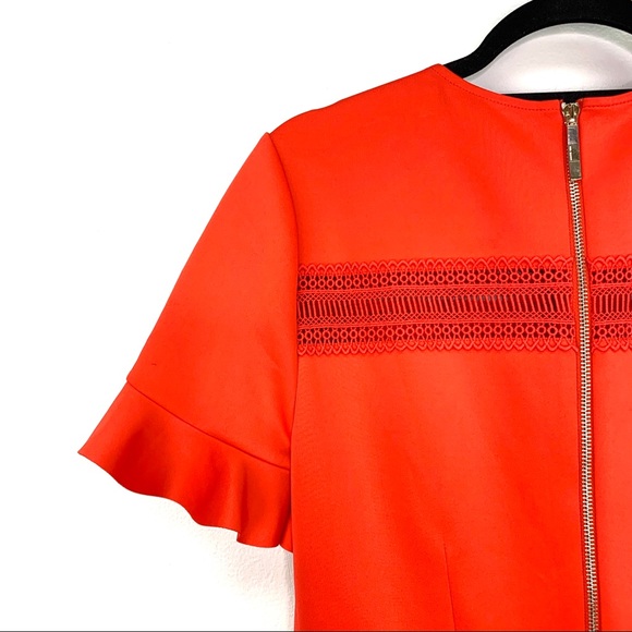 Ted Baker Calizee Lace Insert Skater Dress Size 10 - Picture 12 of 15